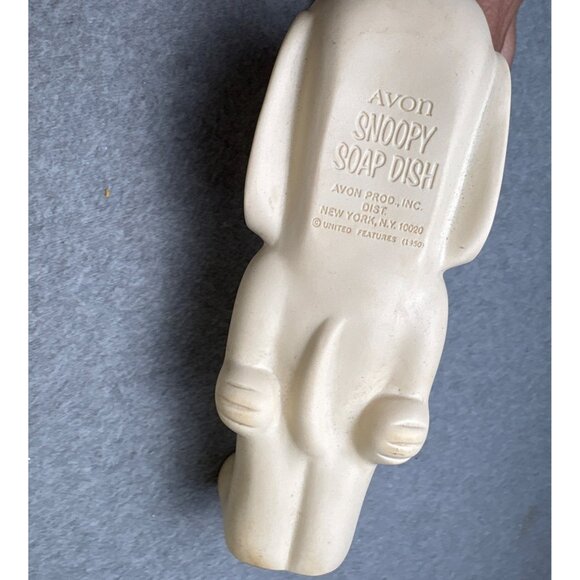 Avon Snoopy Soap Dish Figurine 1950s Collectible Vintage Peanuts Character Bathr - Picture 4 of 6